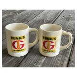 2 - Funk's Coffee Mugs
