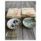 Pink Depression & Collector Plates
