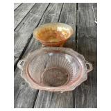Pink Depression & Carnival Glass
