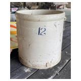 12 Gallon Stoneware Crock