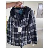 Extra Large Zip Up Hooded Jacket