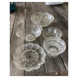Egg Plate, Pattern Glass