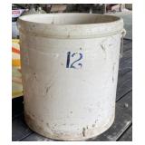 12 Gallon Stoneware Crock