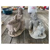 2 - Concrete Lawn Ornaments