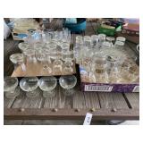 Large Lot of Beverage Glasses