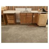 Oak Kitchen Base Cabinets