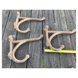 3 - Large Iron Hooks