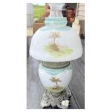 Oil Lamp - Has Been Electrified