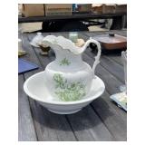 Bowl and Pitcher
