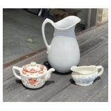 Pitchers, Teapot and More