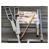 Crutches, Cane, Welcome Mats
