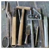 Tools, Punches, Chisels, Square
