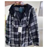 Extra Large Zip Up Hooded Jacket