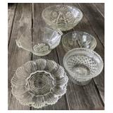 Egg Plate, Pattern Glass
