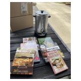 West Bend Coffee Maker & Cookbooks