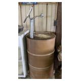 Oil Barrel and Pump