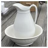 Bowl and Pitcher