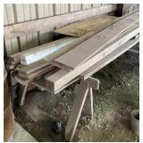 Sawhorses and Lumber