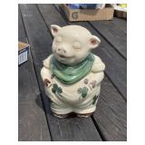 Smiley Pig Cookie Jar