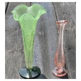 2 - Art Glass Vases