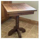 Square Wooden End Table