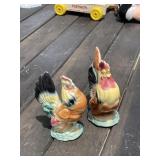 Royal Copley Hen and Rooster