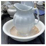 Bowl and Pitcher