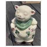 Smiley Pig Cookie Jar
