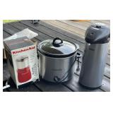 Crock Pot and Coffee Grinder & Dispenser