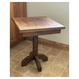 Square Wooden End Table