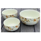 3 - Jewel Tea Mixing Bowls