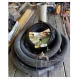 Sump Pump Hose, Aluminum Flashing