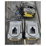 3 - DeWalt Battery Chargers