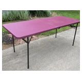 Folding Banquet Table w/ Poly Top
