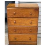 4 Drawer Pine Low Boy Dresser