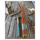 Saw, Poles, Chains & More