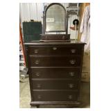 High Boy Dresser w/ Mirror
