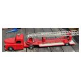 Structo Fire Ladder Truck & Trailer