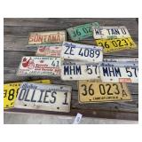 License Plates w/ 5gal Bucket