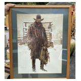 Framed Cowboy Print