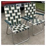 2 - Folding Lawn Chairs