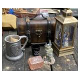 Home Decor inc/ Chest, Pink Vanity Box