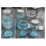 Lot of Canning Jars
