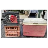 Cooler & Milk Crates