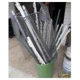 Metal & Fiberglass Posts & Netting