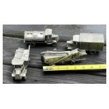 4 - Pewter John Deere Minis