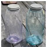 2 - Half Gallon Canning Jars