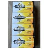 200 rnds Armscor .22 TCM HP Ammo