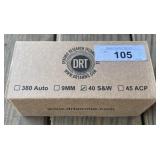 100 rnds DRT .40 S&W HP Ammo