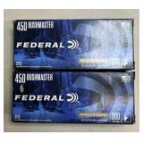 40 rnds Federal .450 BM Ammo
